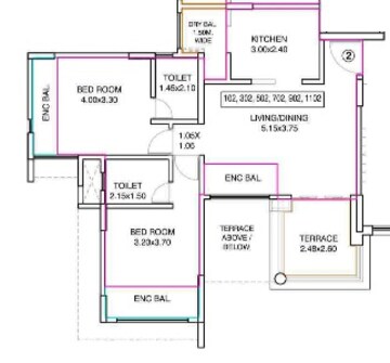  2 BHK Apartment at Amit Colori, Undri – for Sale