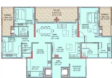  3 BHK Apartment at Amit Ved Vihar Phase 2, Kothrud – for Sale