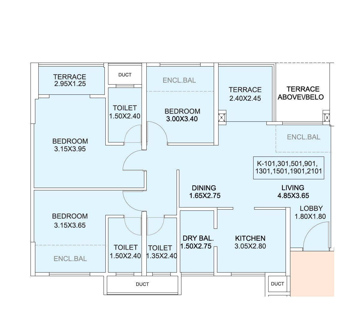amits bloomfield apartment 3 bhk 1100sqft 20245807125856
