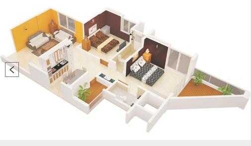 2 BHK 1105 Sq. Ft. Apartment