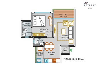 1 BHK Apartment For Resale in ANP Retreat Wakad Pune  6203291