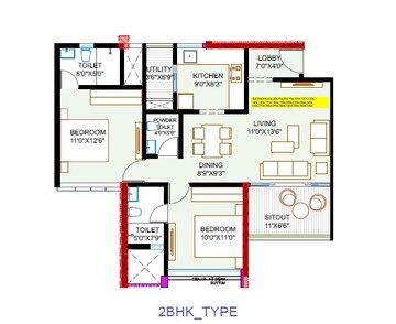  2 BHK Apartment at ANP Ultimus, Wakad – for Sale