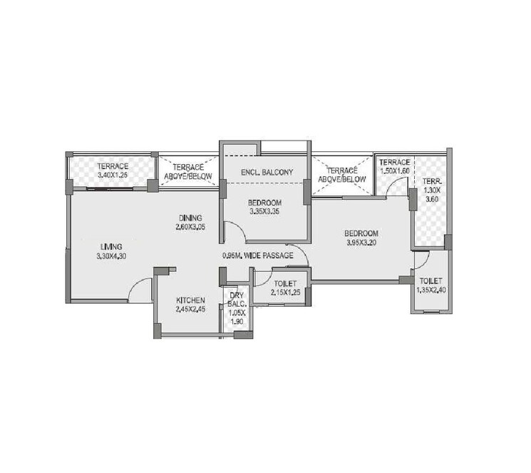 Other, anshul-casa 2 Bedroom 789 Sq.Ft. Apartment In Wakad Pune 9357044