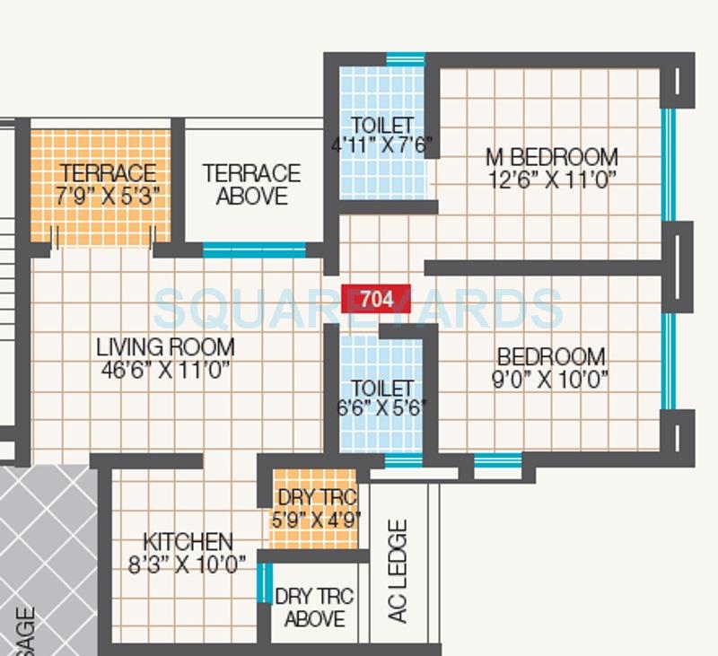 apex platinum apex atlantis apartment 2bhk 985sqft 1