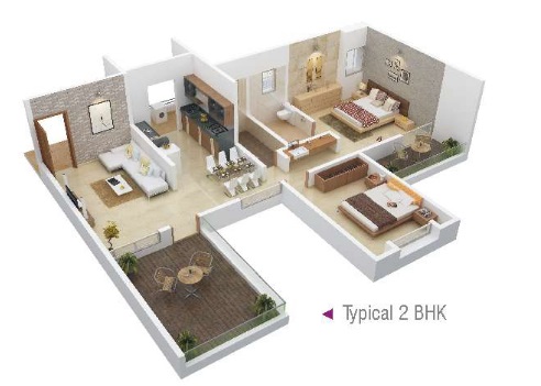 ARC Pukhraj 2 BHK Layout