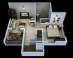 ARK Alfa Elegance 1 BHK Layout