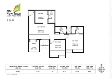  2 BHK Apartment at ARV New Town, Pisoli – for Sale