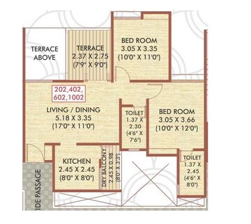  2 BHK Apartment at ARV Regalia, Nibm Annexe – for Sale