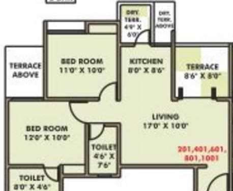 arv royale apartment 2 bhk 551sqft 20202113122142
