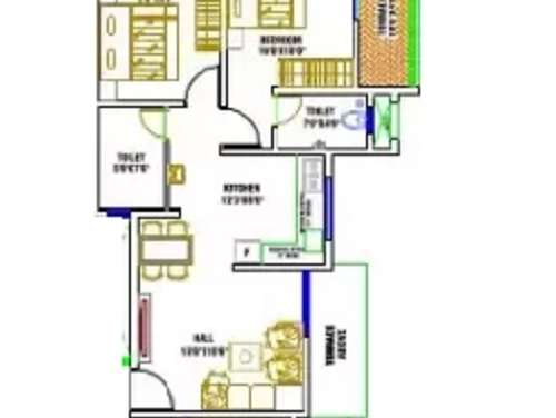 ashanand residency apartment 2 bhk 627sqft 20220129120154