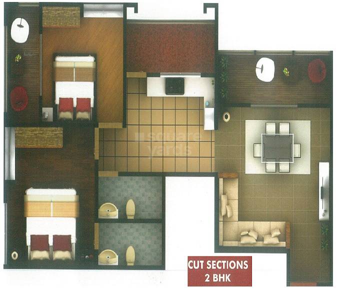 2 BHK 722 Sq. Ft. Apartment in Ashok Prathamesh