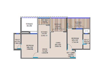  2 BHK Apartment at Aswani Galaxy, Wakad – for Sale