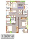 Aumsanika Abhijatshree 2 BHK Layout