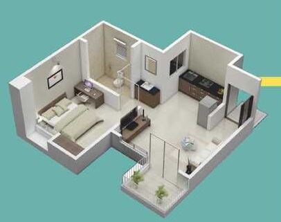 1 BHK 289 Sq. Ft. Apartment