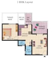 Avirat Elegance Residency 1 BHK Layout