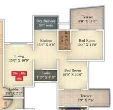Other, avishkar-pavilion-residency-phase-i 2 Bedroom 901 Sq.Ft. Apartment In Mahalunge Pune 8623417