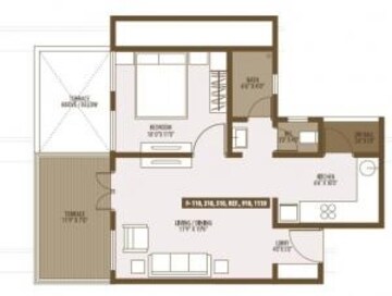  1 BHK Apartment at Ayaan Society , Wagholi – for Rent