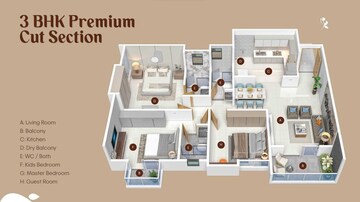  2 BHK Apartment at Balaji Kanchanpuram, Wagholi – for Sale