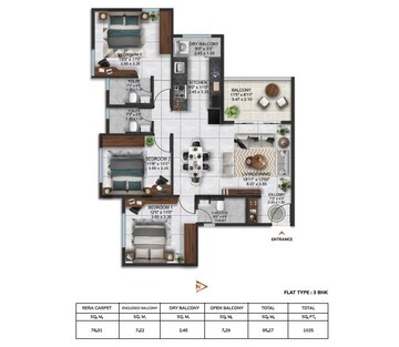  3 BHK Apartment at Belvalkar Aathesh, Kothrud – for Sale