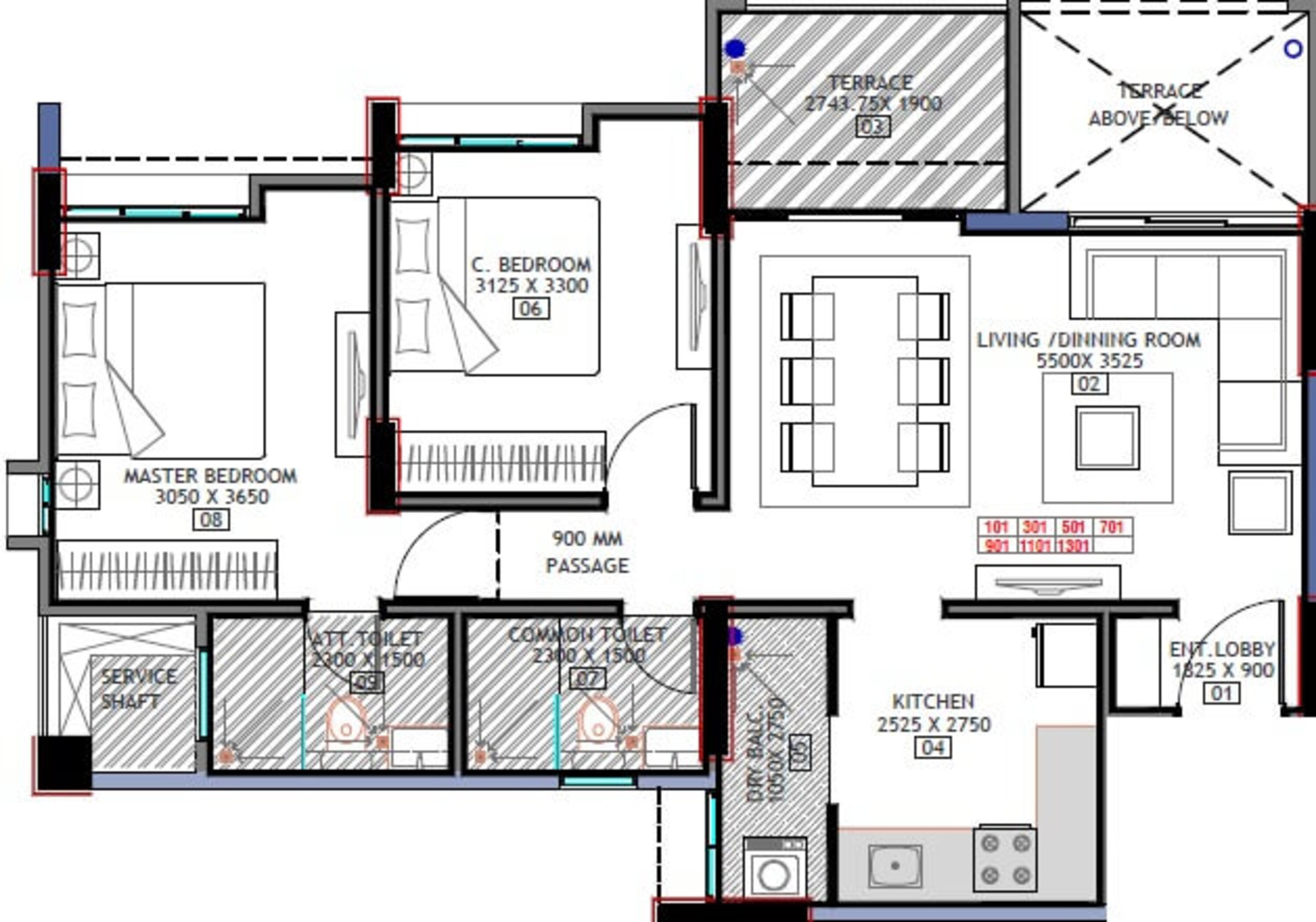 bhandari 32 pinewood drive apartment 2bhk 1043sqft 1