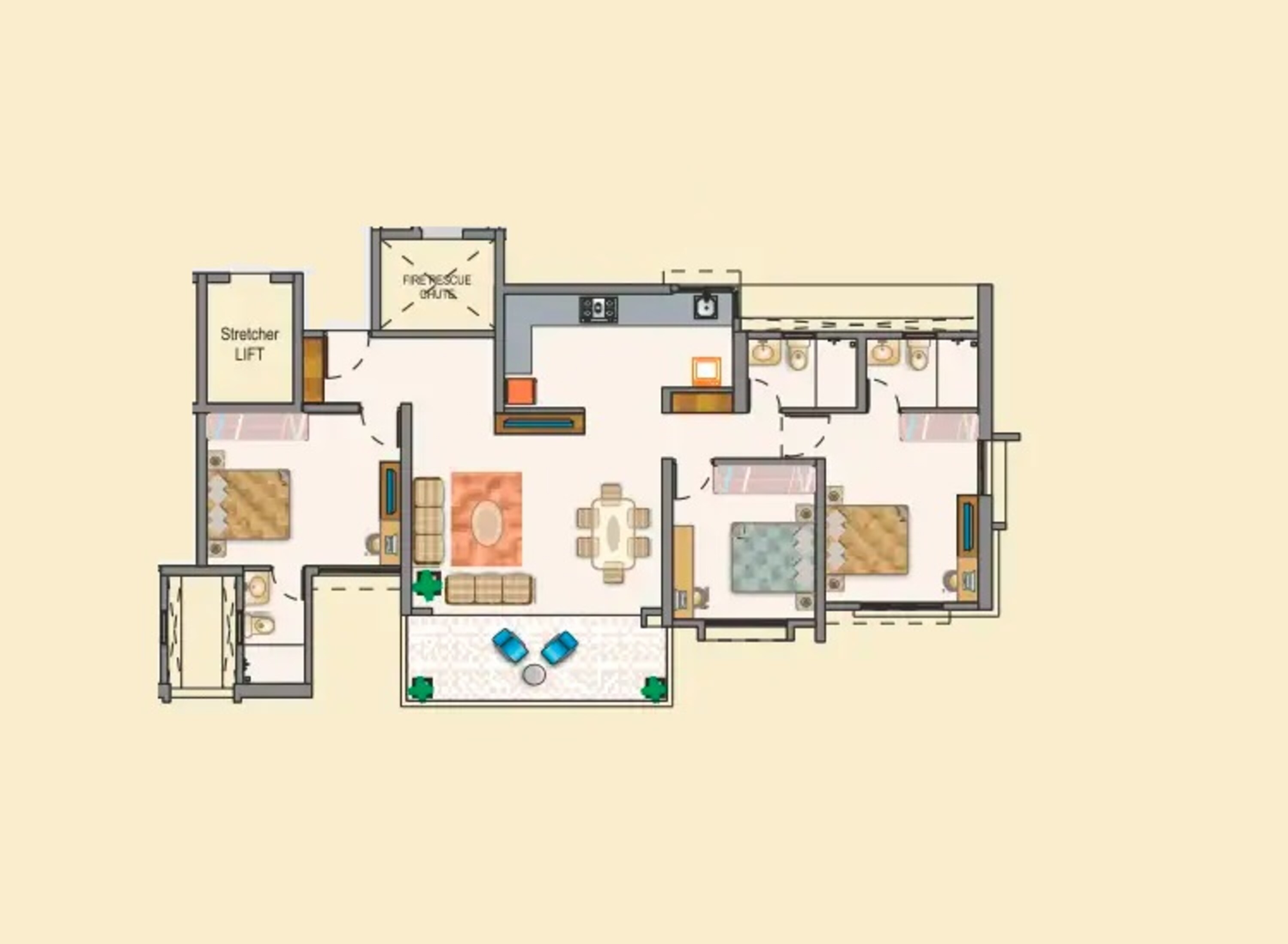 bhandari 7 plumeria drive apartment 3 bhk 1461sqft 20241410171412