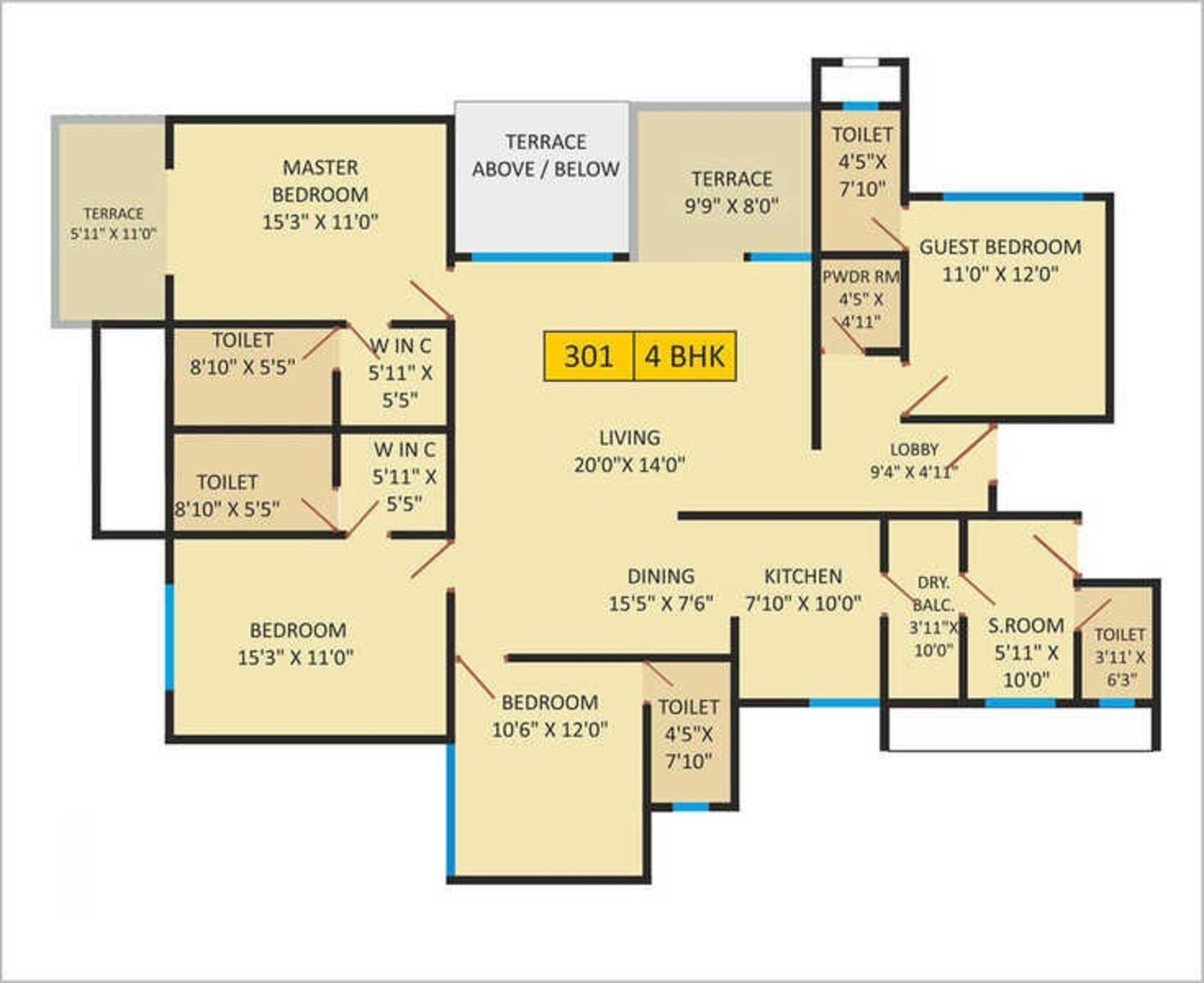 bhandari 7 plumeria drive apartment 4 bhk 1664sqft 20233208123219