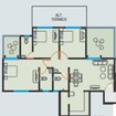 Bhandari Latitude 3 BHK Layout