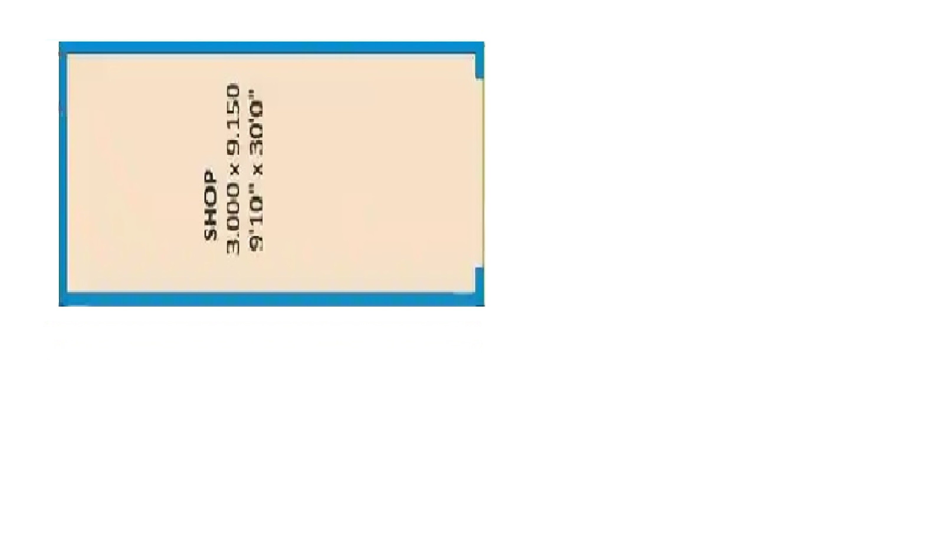 Floor plan of 290 Sq. Ft. Retail Shop in Bhandari Pragati, Pune