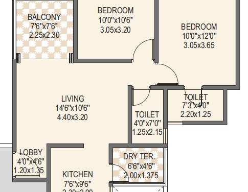 bhandari swaraj apartment 2 bhk 913sqft 20214305154347