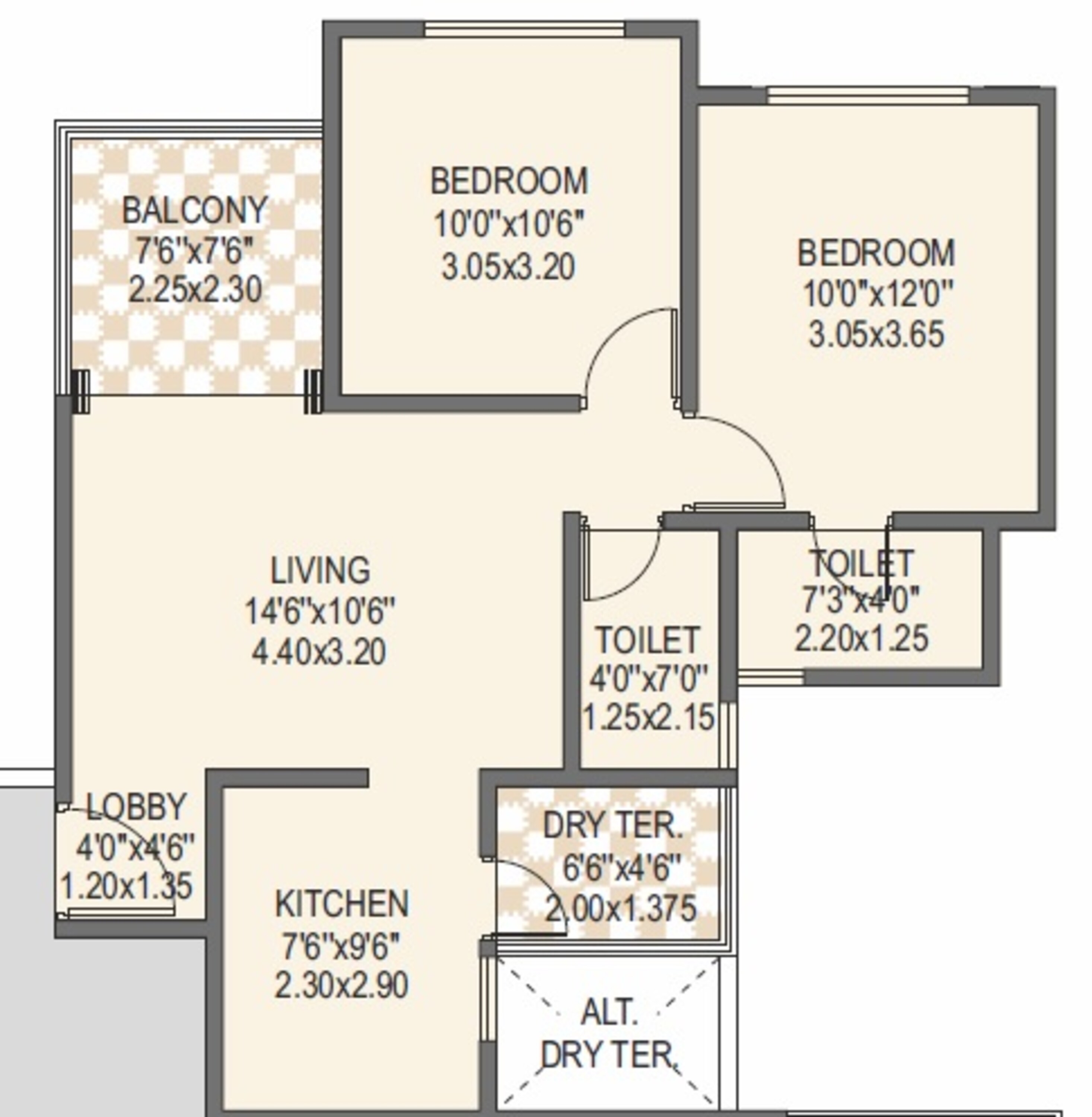bhandari swaraj apartment 2 bhk 913sqft 20214305154347