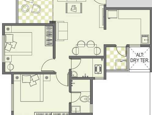 bhandari swaraj apartment 2 bhk 932sqft 20214305154354