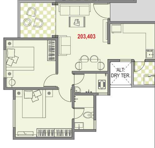 bhandari swaraj apartment 2 bhk 972sqft 20214405154449