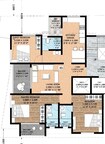 Bhansali Eknath 3 BHK Layout