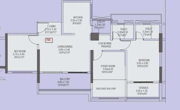  3 BHK Apartment at Bharat The Province, Punawale – for Rent