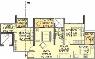  2 BHK Apartment at Bhargav Stella, Dhankawadi – for Sale