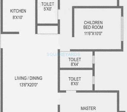 bhujbal eternity apartment 3bhk 1435sqft 10515