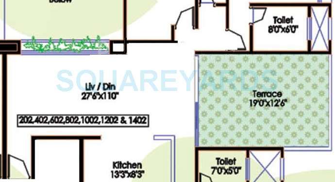 bhujbal vatika homes apartment 3bhk 1732sqft1