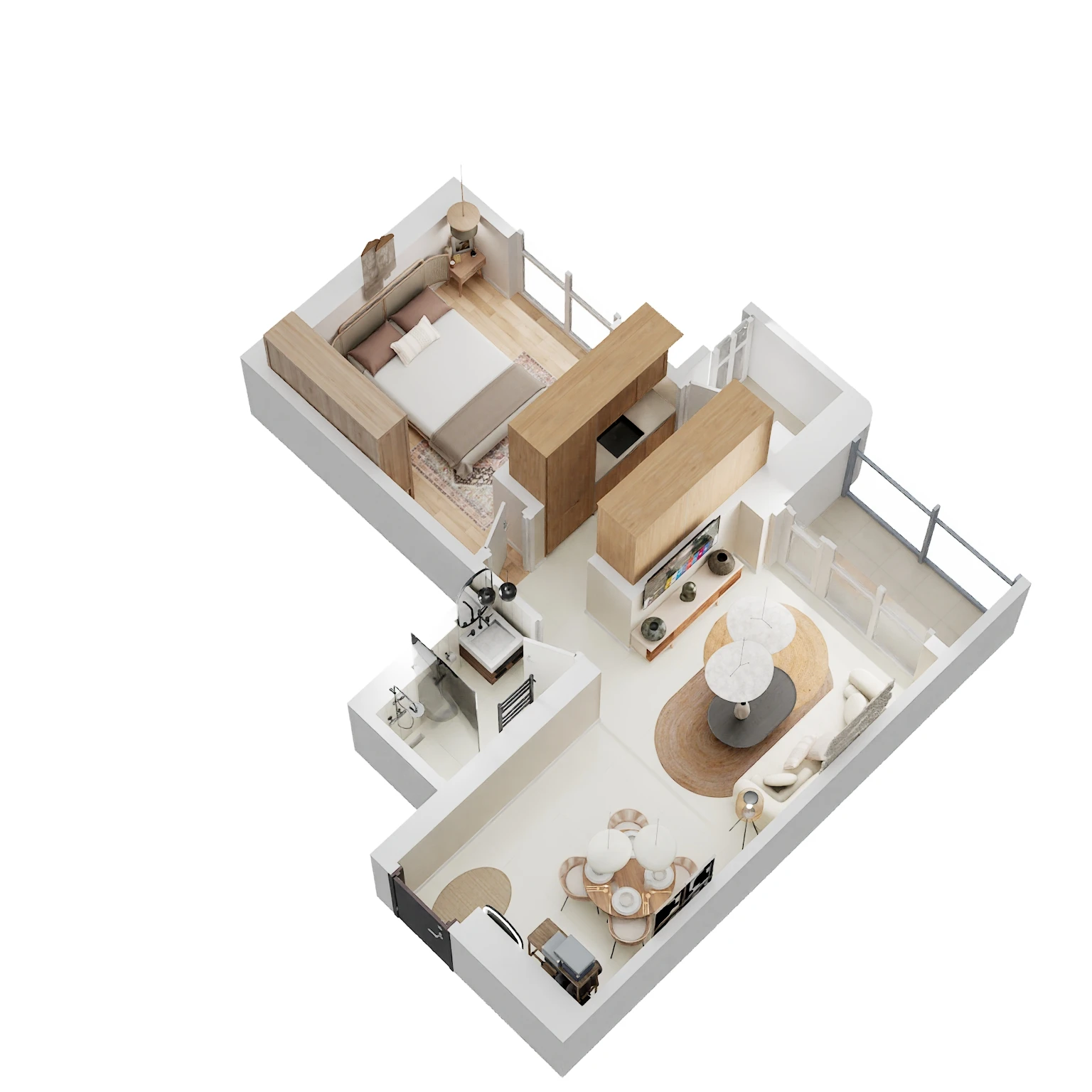 1 BHK 486 Sq. Ft. Apartment in Birla Punya