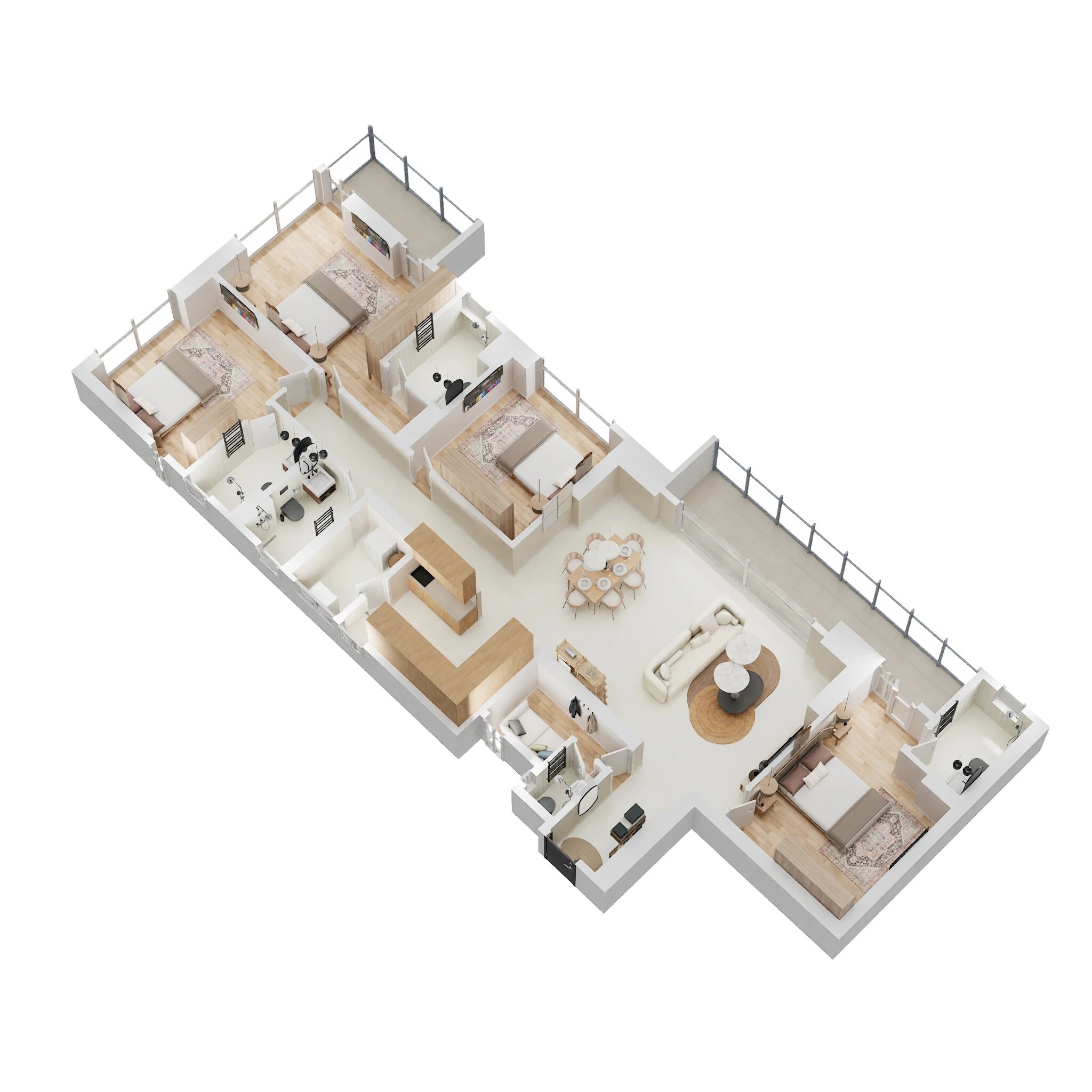 4 BHK 1805 Sq. Ft. Apartment