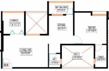  1 BHK Apartment at Blue Pearl 18 Casita, Baner – for Rent