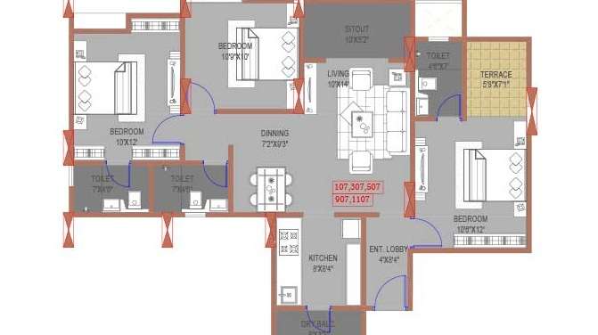 blue scapes apartment 3 bhk 959sqft 20212911102931