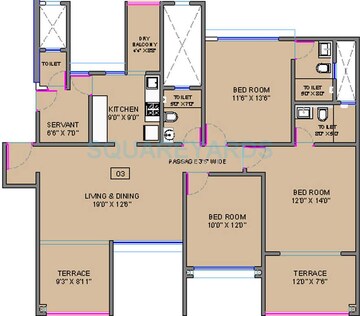  3 BHK Apartment at Brahma F Residences, Kalyani Nagar – for Sale