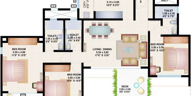 bramha skycity apartment apartment 3 bhk 908sqft 20215608185632