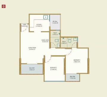  2 BHK Apartment at Bramhacorp The Collection, Kalyani Nagar – for Sale