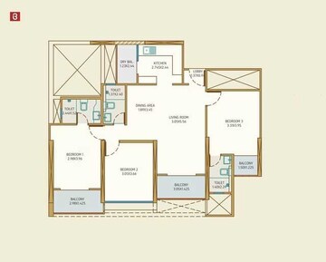  3 BHK Apartment at Bramhacorp The Collection, Kalyani Nagar – for Sale
