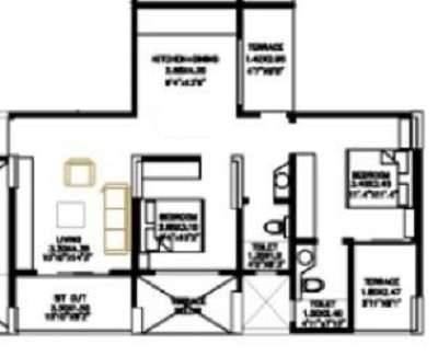bu bhandari colonnade apartment apartment 2 bhk 1066sqft 20215806125811