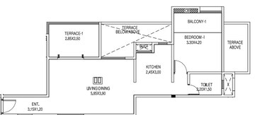  1 BHK Apartment at BU Bhandari Unity Park, Kondhwa – for Sale