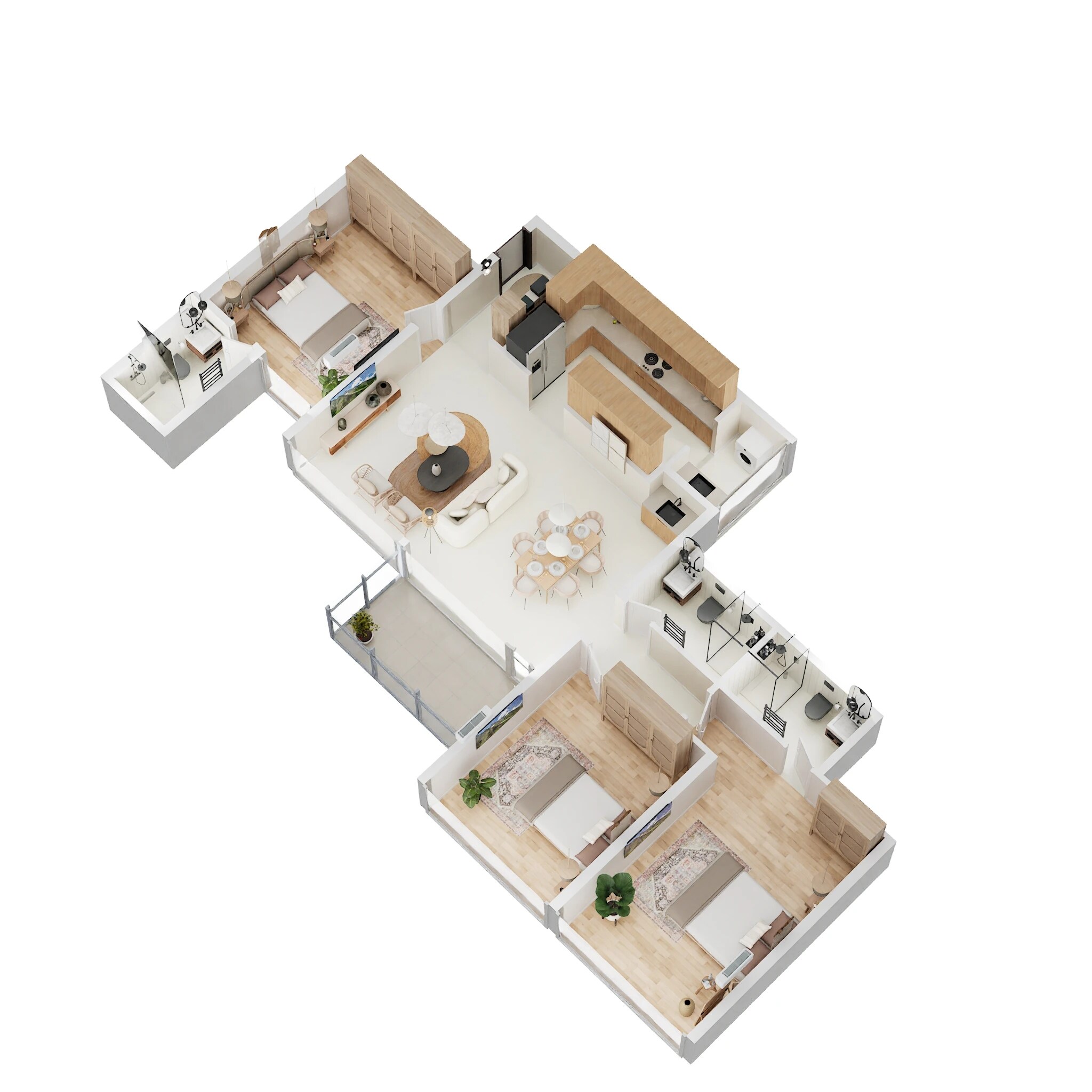 3 BHK 1334 Sq. Ft. Apartment