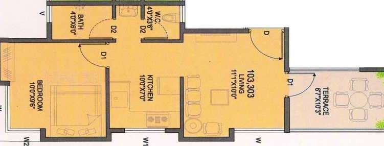 chintamani hights apartment 1 bhk 560sqft 20212822122803