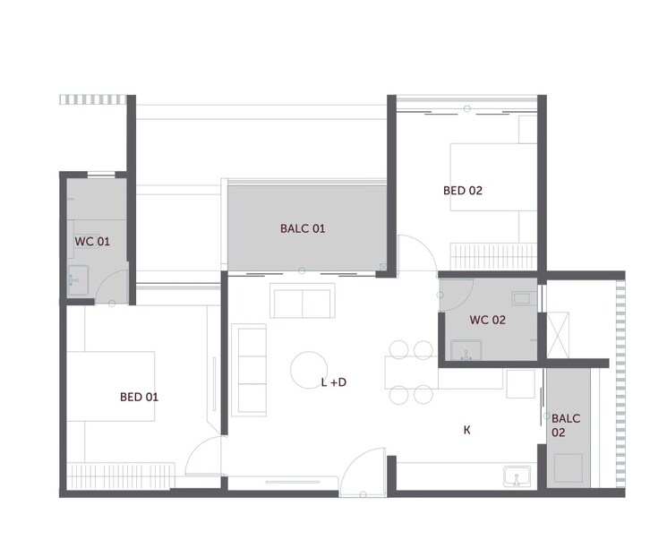 Other, chordia-solitaire-homes-pashan 2 Bedroom 634 Sq.Ft. Apartment In Pashan Pune 8842794